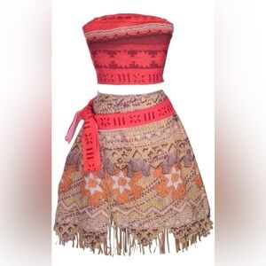 Bohemian Pink and Orange Skirt